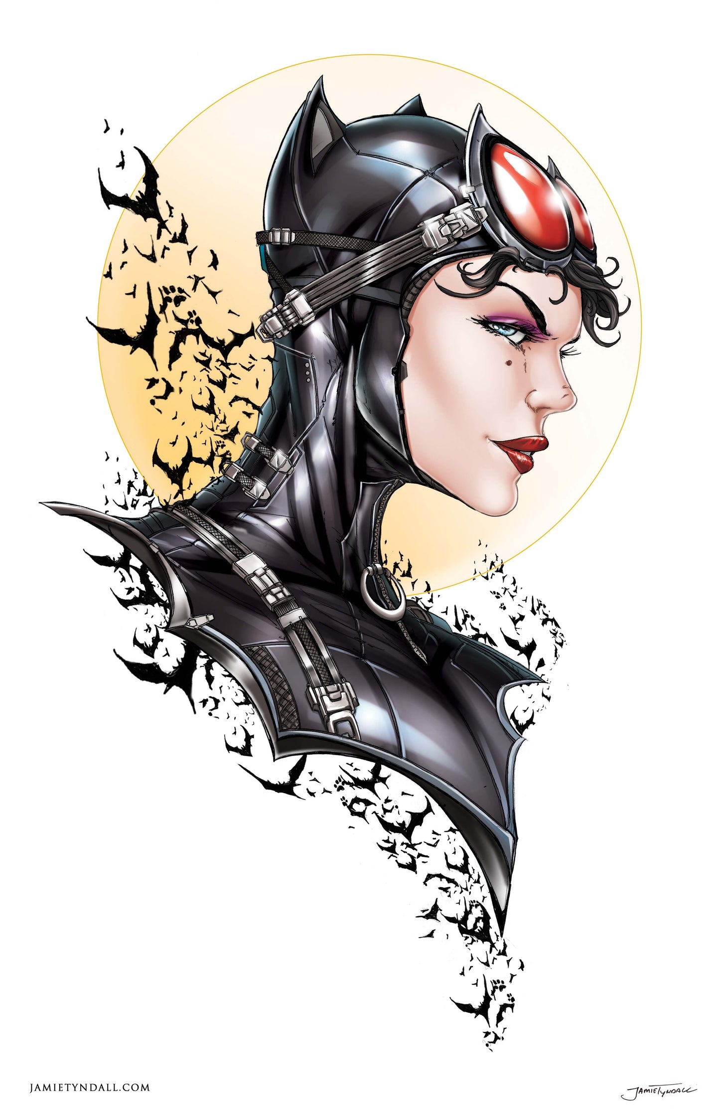 Catwoman Bust Print