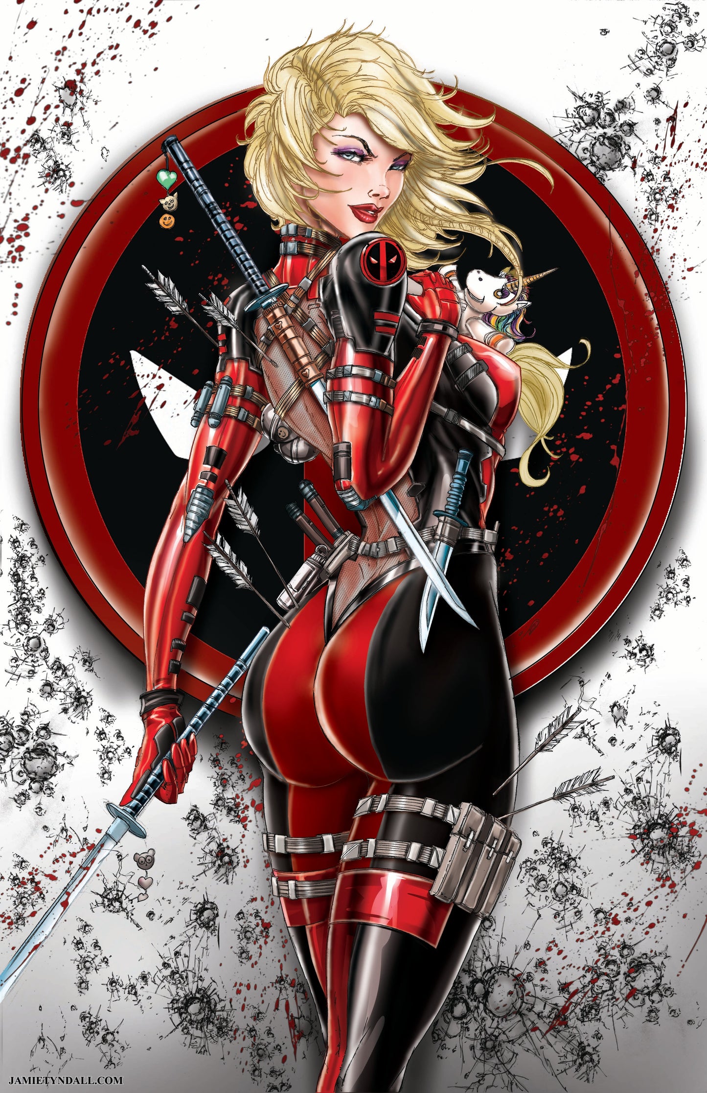 Lady Deadpool Print