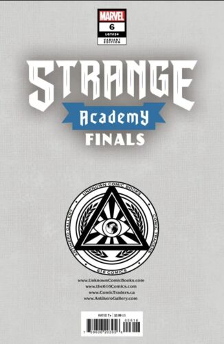 STRANGE ACADEMY: FINALS #6 UNKNOWN COMICS IVAN TAO EXCLUSIVE VIRGIN GRAFFITI WAL