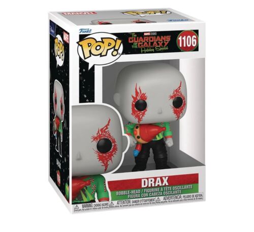 Funko Pop! Marvel's Guardians of the Galaxy Holiday Drax Vinyl Figure #1106