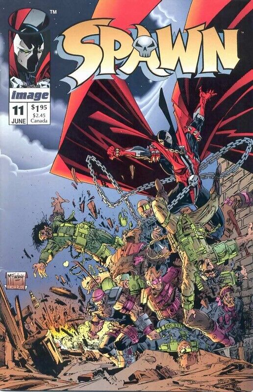 SPAWN #11D IMAGE COMICS 1993 VARIANT COVER