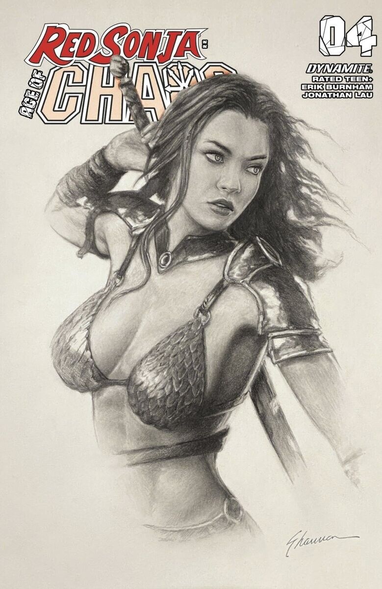 Red Sonja Age of Chaos #4 Shannon Maer Frankie's Comics Variant Cover (2020)