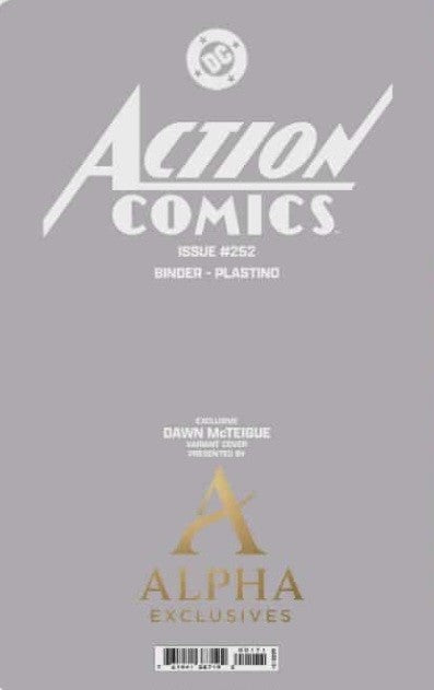 Action Comics #252 IN HAND Facsimile Edition Alpha Excl Dawn McTeigue Spot Foil