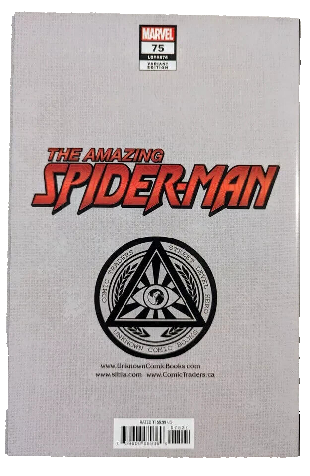Amazing Spider-Man #75 Gabriele Dell'Otto Unknown Comics Virgin Variant