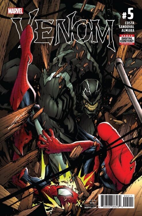 Venom #5 (2017) Sandoval Cover