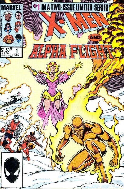 X-Men and Alpha Flight #1 Direct Edition Marvel 1985