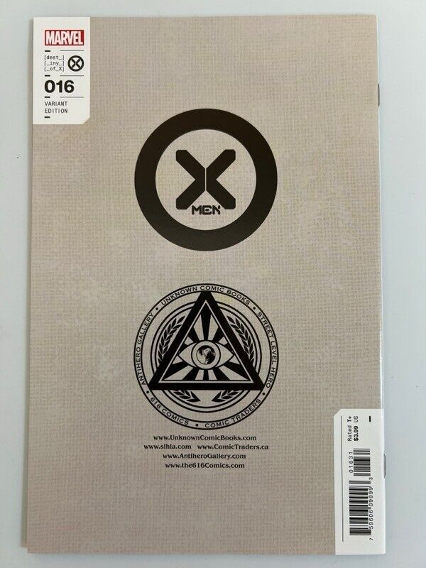 🔥✖️ X-MEN #16 MIGUEL MERCADO Jean Grey Unknown 616 Comics Virgin Variant