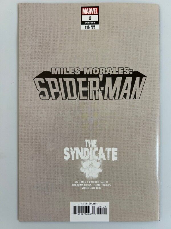 MILES MORALES: SPIDER-MAN #1 (MARCO TURINI EXCLUSIVE VARIANT) COMIC BOOK Marvel