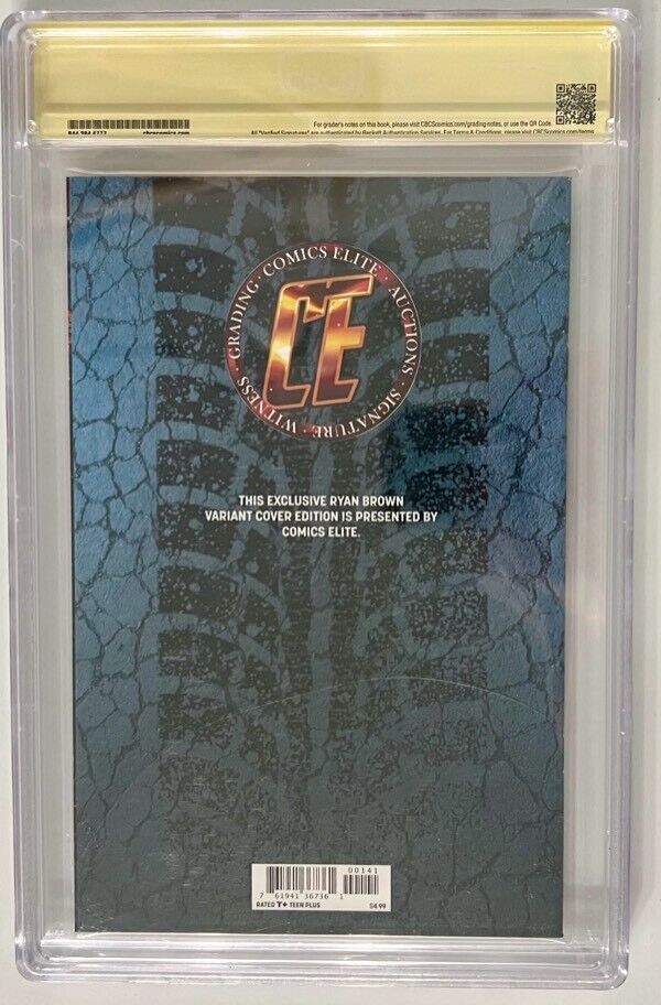 DCEASED UNKILLABLES #1 CBCS 9.8 SIGN RYAN BROWN C2E2 EXCLUSIVE VIRGIN VARIANT