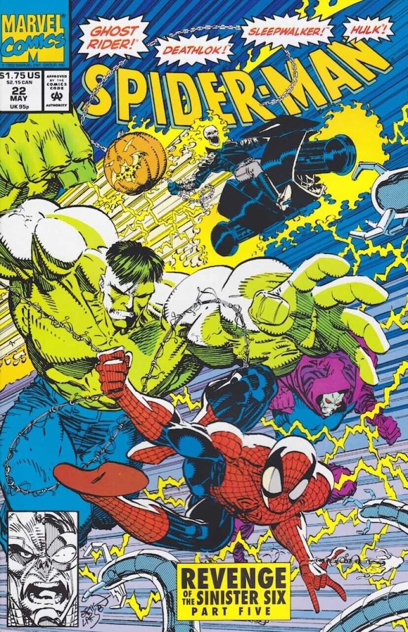 Spider-Man #22 Marvel Comics Spider-Man Sinister Six Deathlok Ghost Rider