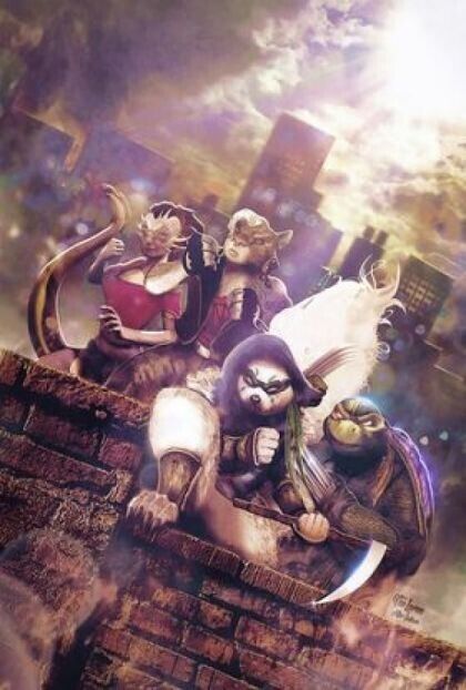 TMNT 112 Retail Exclusive Hal Laren Cover A Virgin Variant IDW 2020