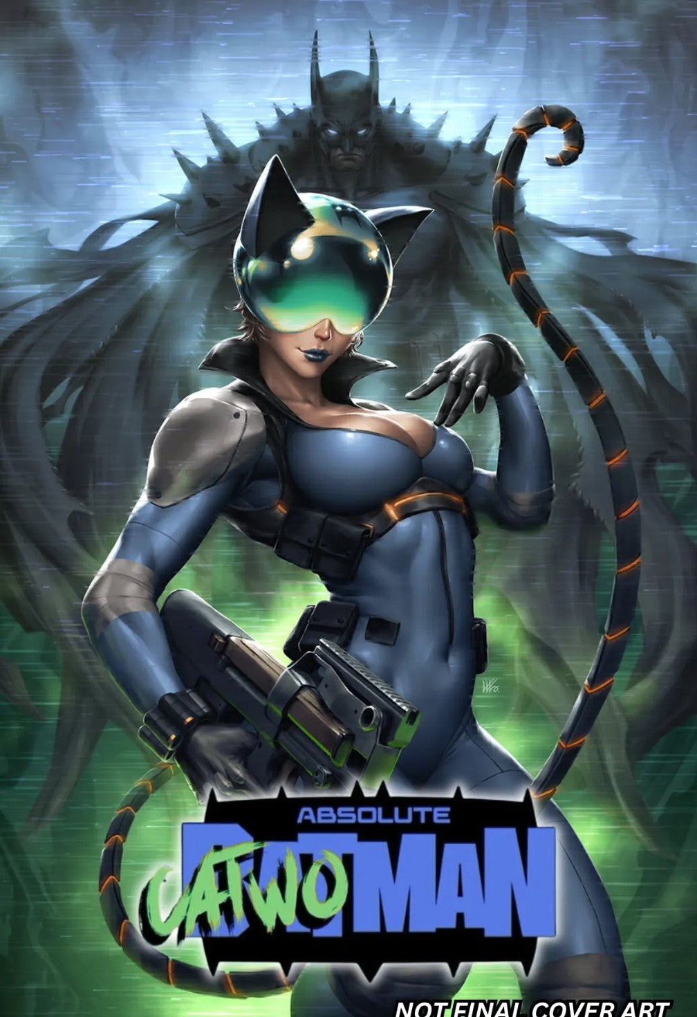 Absolute Catwoman #1 Alpha Exclusives pre-order. Art by Kunkka trade variant