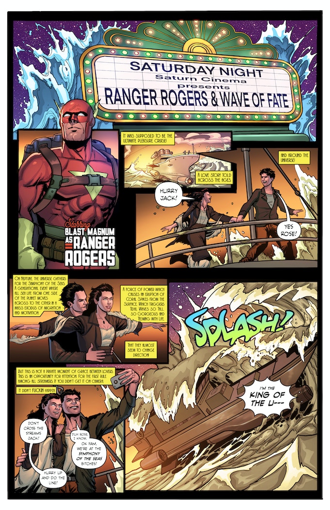 Pixi Runner #5 – Alpha Centurion LXC vs. Mermaid Princess Cassia'Pea | Mature Sci-Fi Comic | Faro's Lounge