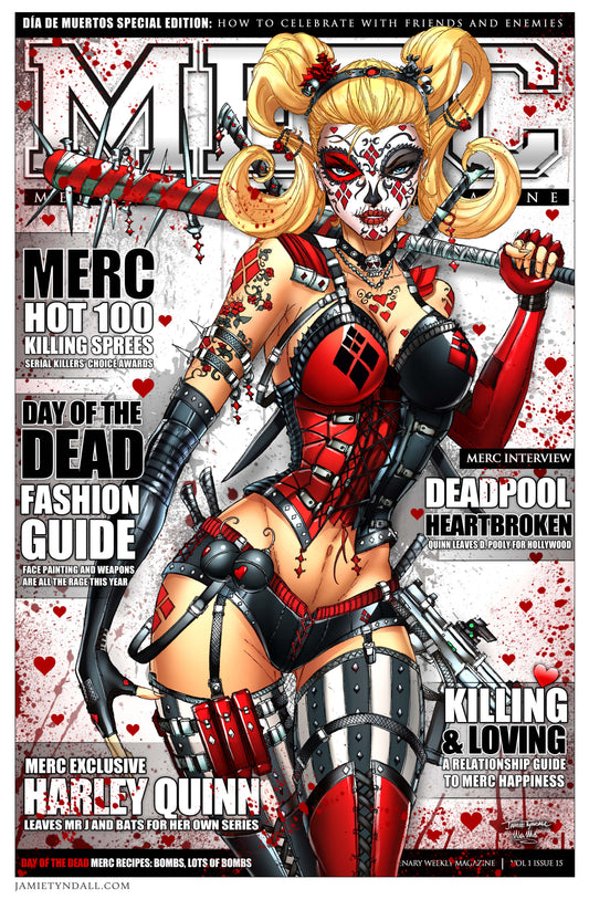 Harley Day of the Dead Print
