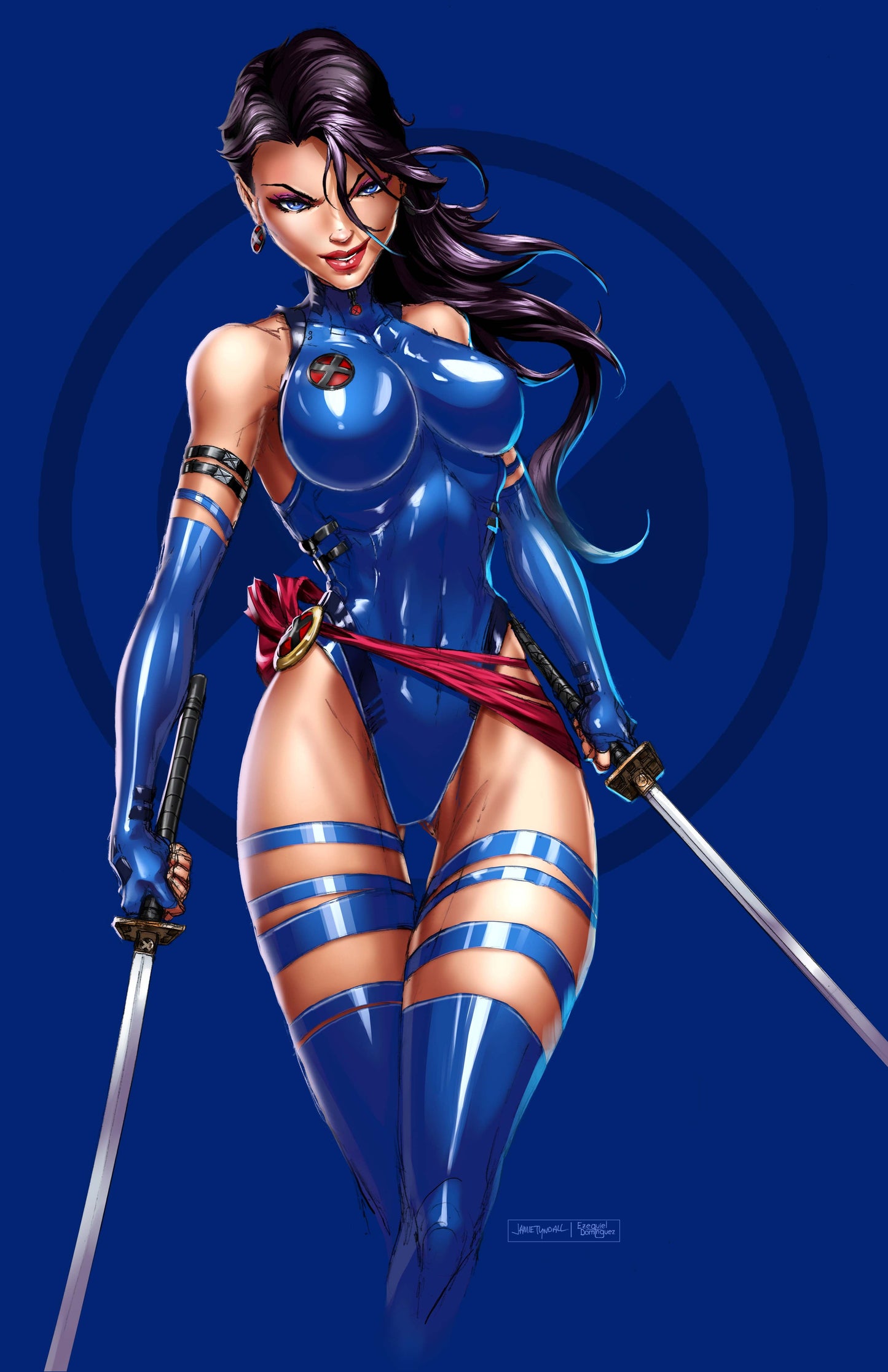 Psylocke Blue Print