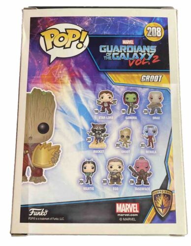 Funko Pop! Vinyl: Marvel - Groot (w/ Patch) - Hot Topic (HT) (Exclusive) #208