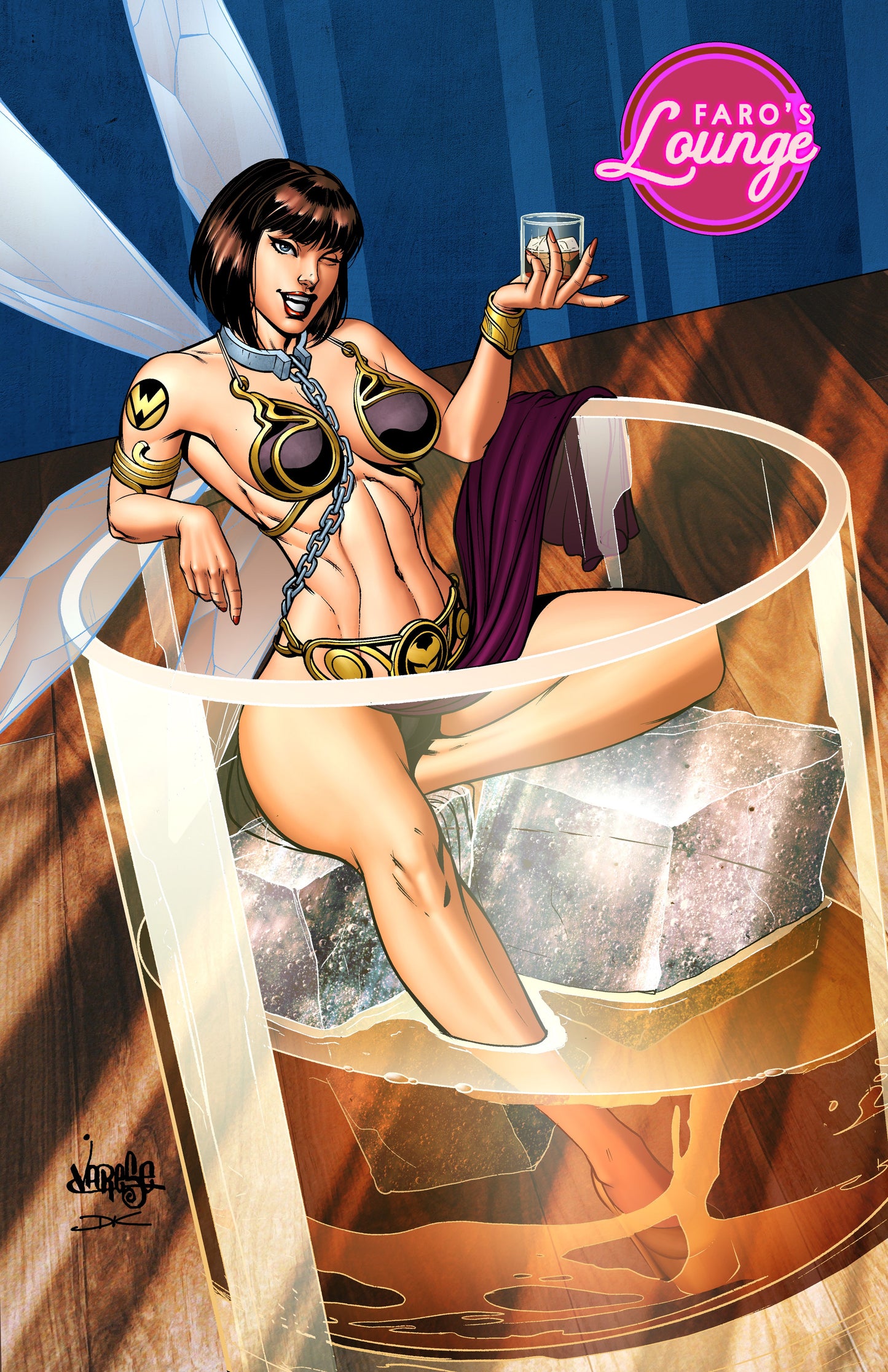 Slave Leia Steel Bikini Spectacular #1 – Sith Leia Mature Cover | Faro's Lounge