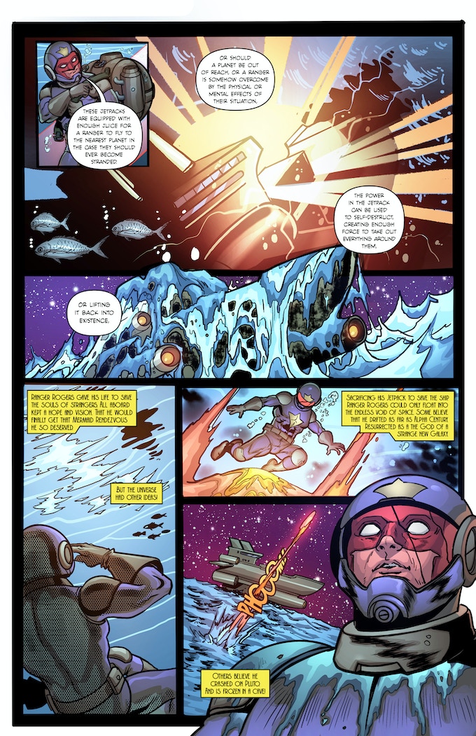 Pixi Runner #5 – Alpha Centurion LXC vs. Mermaid Princess Cassia'Pea | Mature Sci-Fi Comic | Faro's Lounge