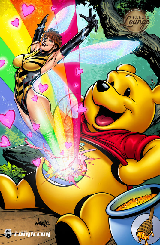 Winnipeg Comic Con LTD 33 – Winnie & The Wasp Rainbow Care Bears Variant | Faro's Lounge
