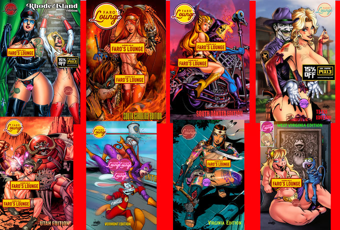 American Safari Sketchbook: Arizona Edition – Zeldara vs. Rachel Rain Pinup Art by Faro Kane