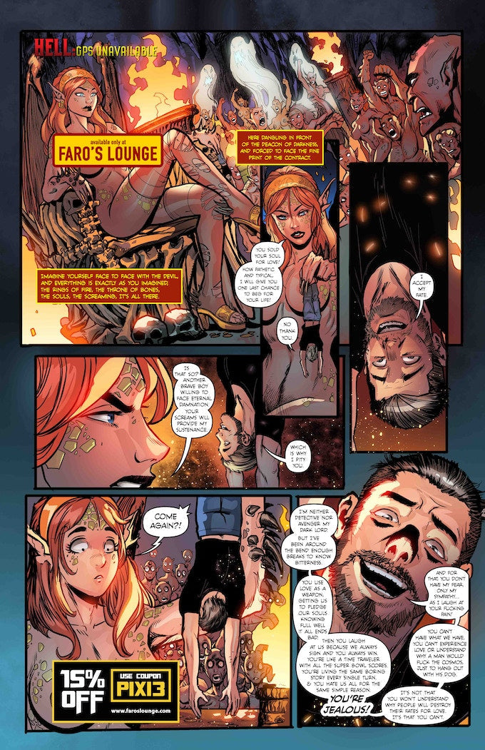 Faro: 1868 – Digital Download | Steampunk Jessica Rabbit Mature Full-Color Alt-History Graphic Novel