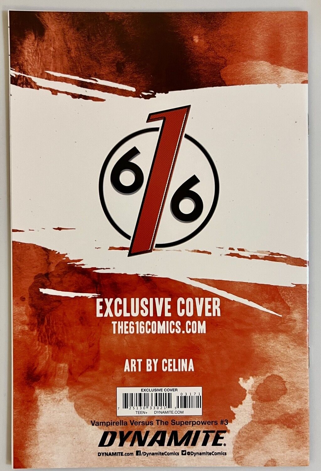 VAMPIRELLA vs THE SUPERPOWERS #3 (CELINA EXCLUSIVE VARIANT) COMIC ~ Dynamite