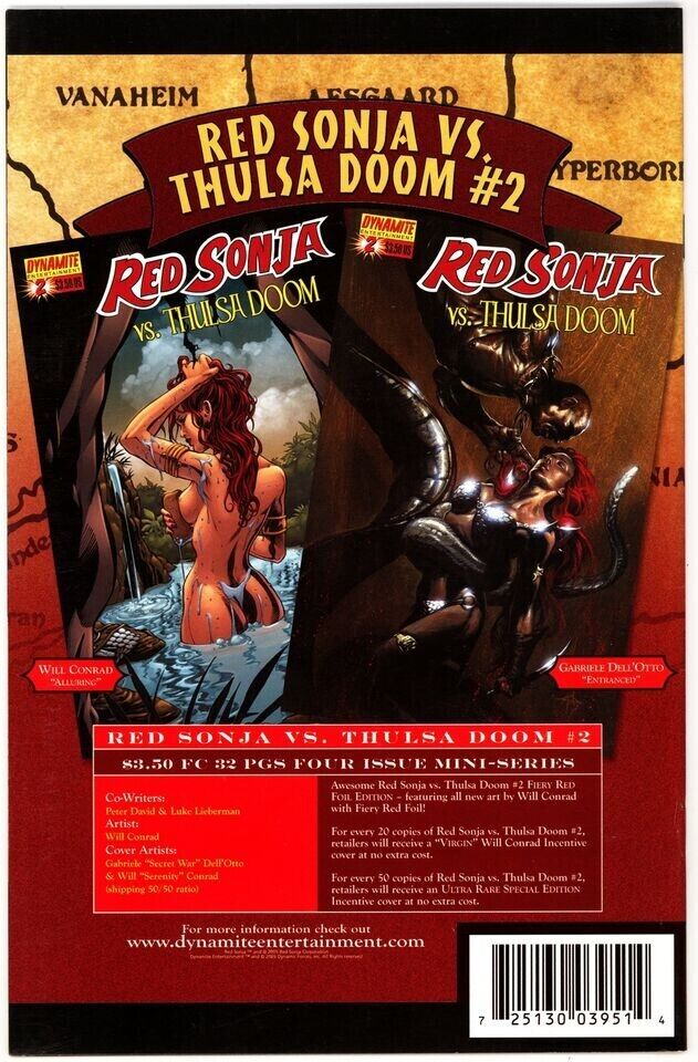 Red Sonja vs. Thulsa Doom (2006) #1B Gabriele Dell'otto Variant