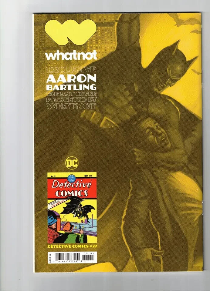 Detective Comics #27  Aaron Bartling Trade Facsimile Variant Exclusive