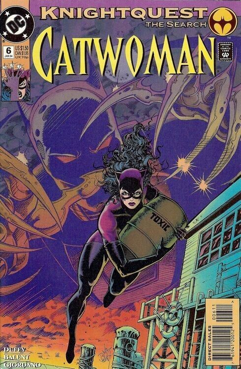Catwoman (1993 series) #6 in Near Mint minus condition. DC comics [z"