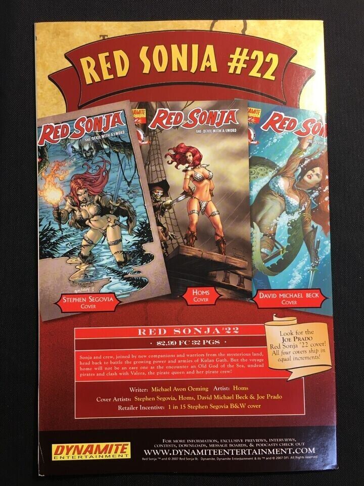 Red Sonja 21 Adriano Batista Cover Animals Oeming  2017