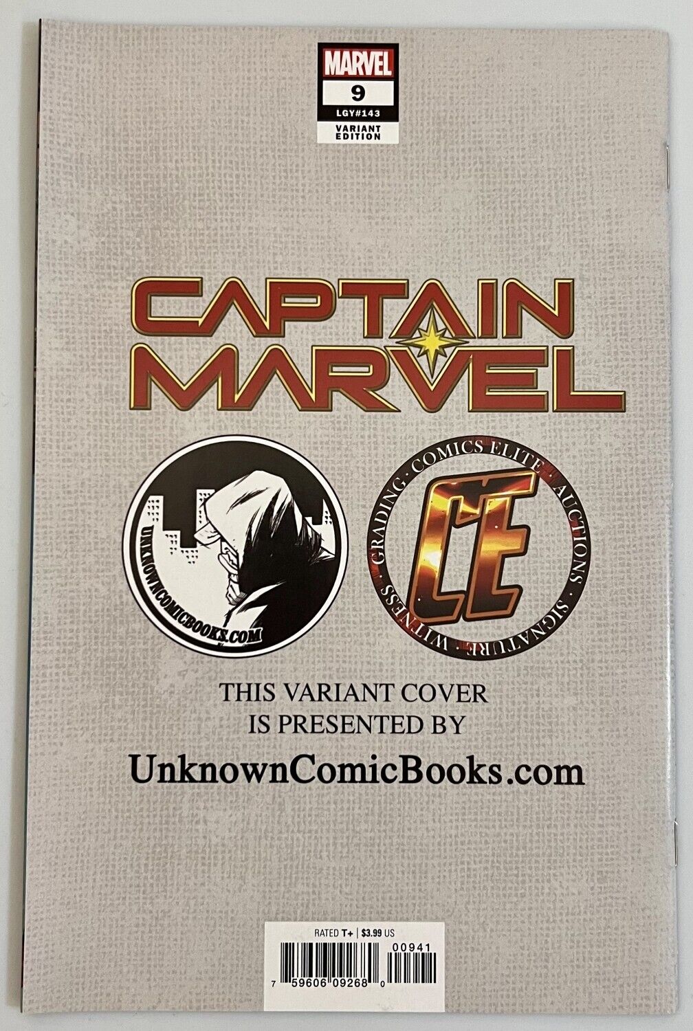CAPTAIN MARVEL #9 MARK BROOKS VIRGIN EXCLUSIVE (08/14/2019)