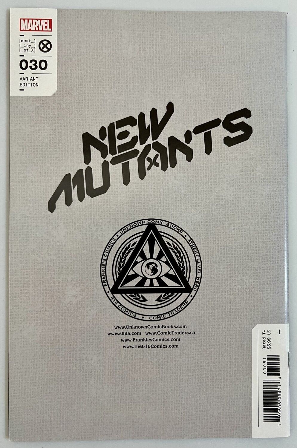NEW MUTANTS #30 SABINE RICH EXCLUSIVE 40TH ANN VIRGIN VARIANT 2022 MARVEL NM