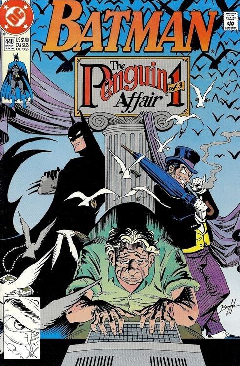 Batman #448 Direct Edition 1990 DC Comics Comic Book 