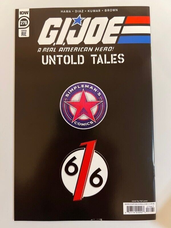 G.I. Joe: A Real American Hero #276 (2020) Set 616 Comics & Simpleman's Comics