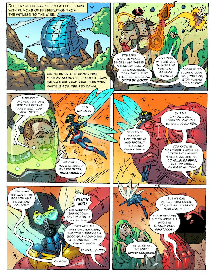 Zeldara: The Mistress of Mars #7 – Digital Download | Darth Disney & The Nutless League vs Mickey Mouse Mature Full-Color Comic