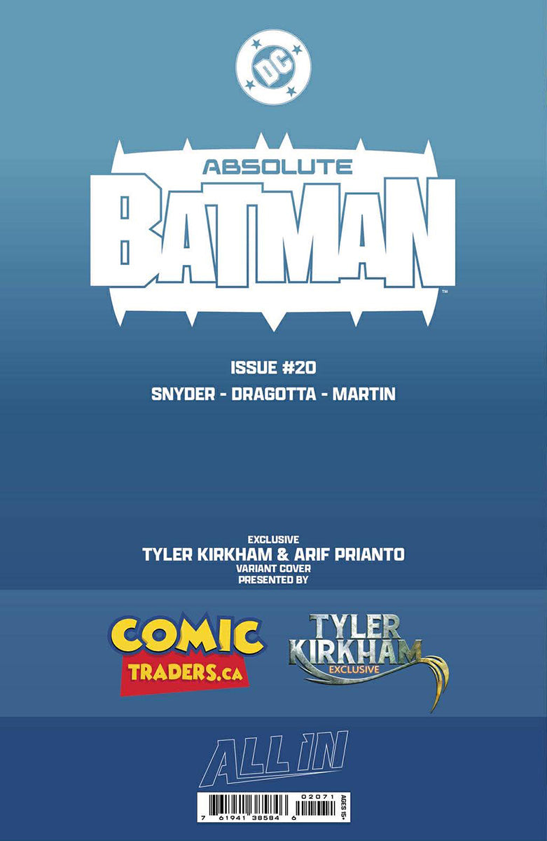 [FOIL] ABSOLUTE BATMAN #20 TYLER KIRKHAM EXCLUSIVE VIRGIN VAR (05/13/2026)