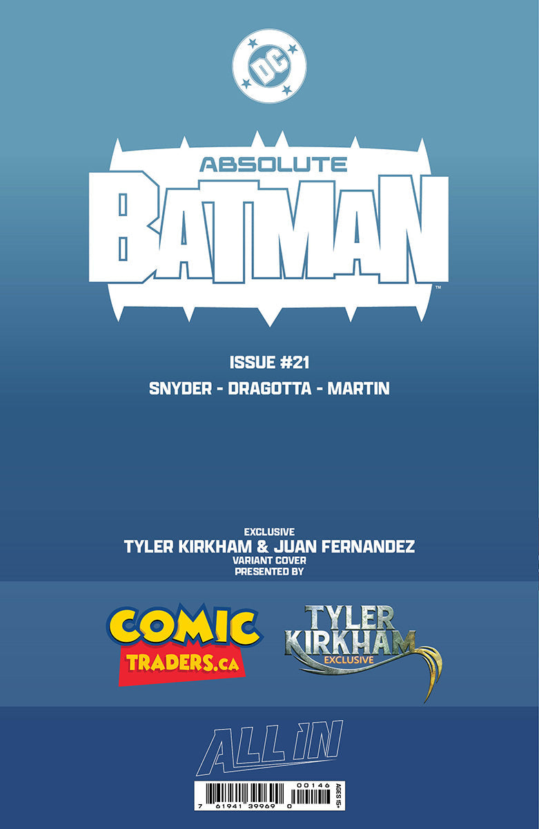 [FOIL] ABSOLUTE BATMAN #21 TYLER KIRKHAM EXCLUSIVE BATTLE DAMAGED TWO-FACE VIRGIN VAR (06/17/2026)