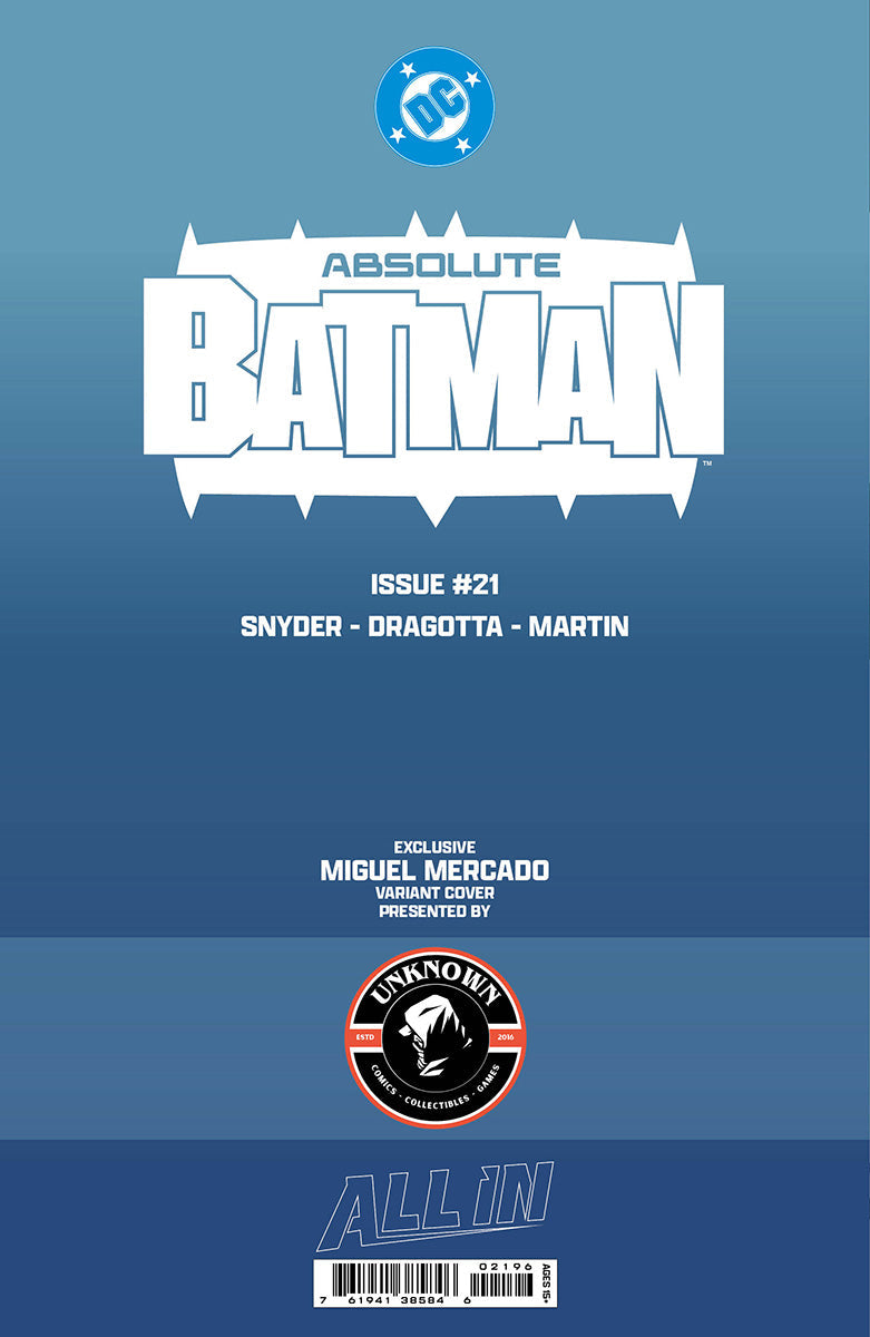 [GLOW IN THE DARK] ABSOLUTE BATMAN #21 MIGUEL MERCADO EXCLUSIVE VAR (06/17/2026)