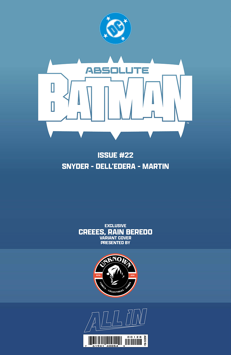 ABSOLUTE BATMAN #22 CREEES EXCLUSIVE VIRGIN VAR (07/08/2026)