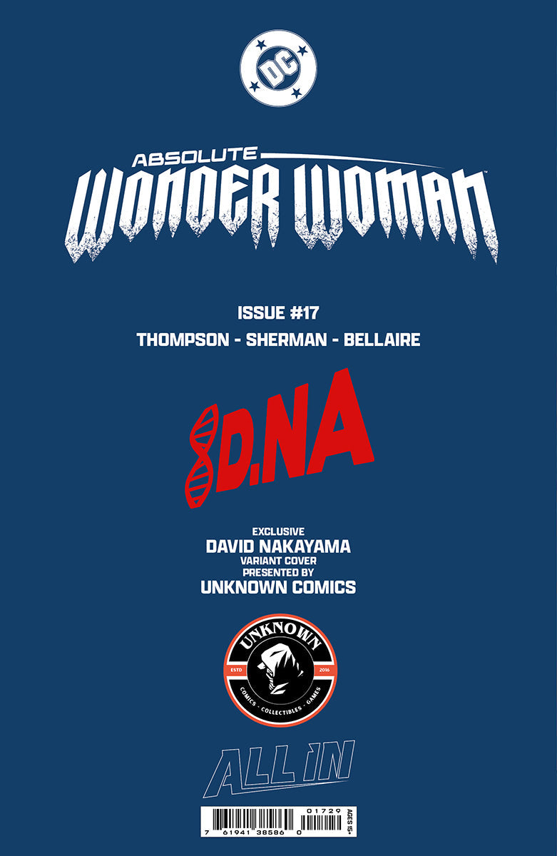 ABSOLUTE WONDER WOMAN #17 DAVID NAKAYAMA Megacon 2026 EXCLUSIVE VIRGIN VAR (02/25/2026)