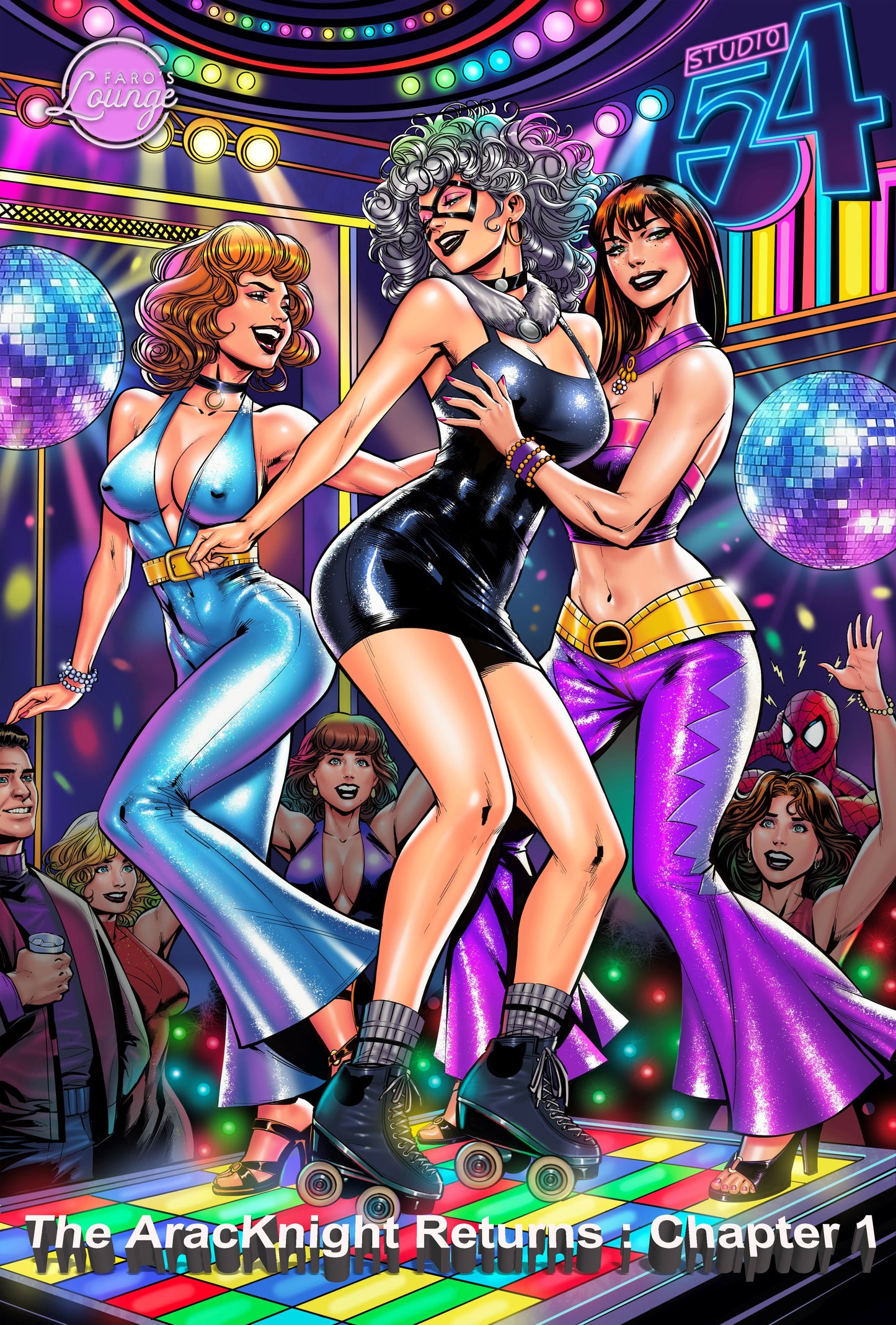 AracKnight Returns Part 1 Writing Textbook – Mary Jane, Liz Allen & Black Cat Disco Queens Cover