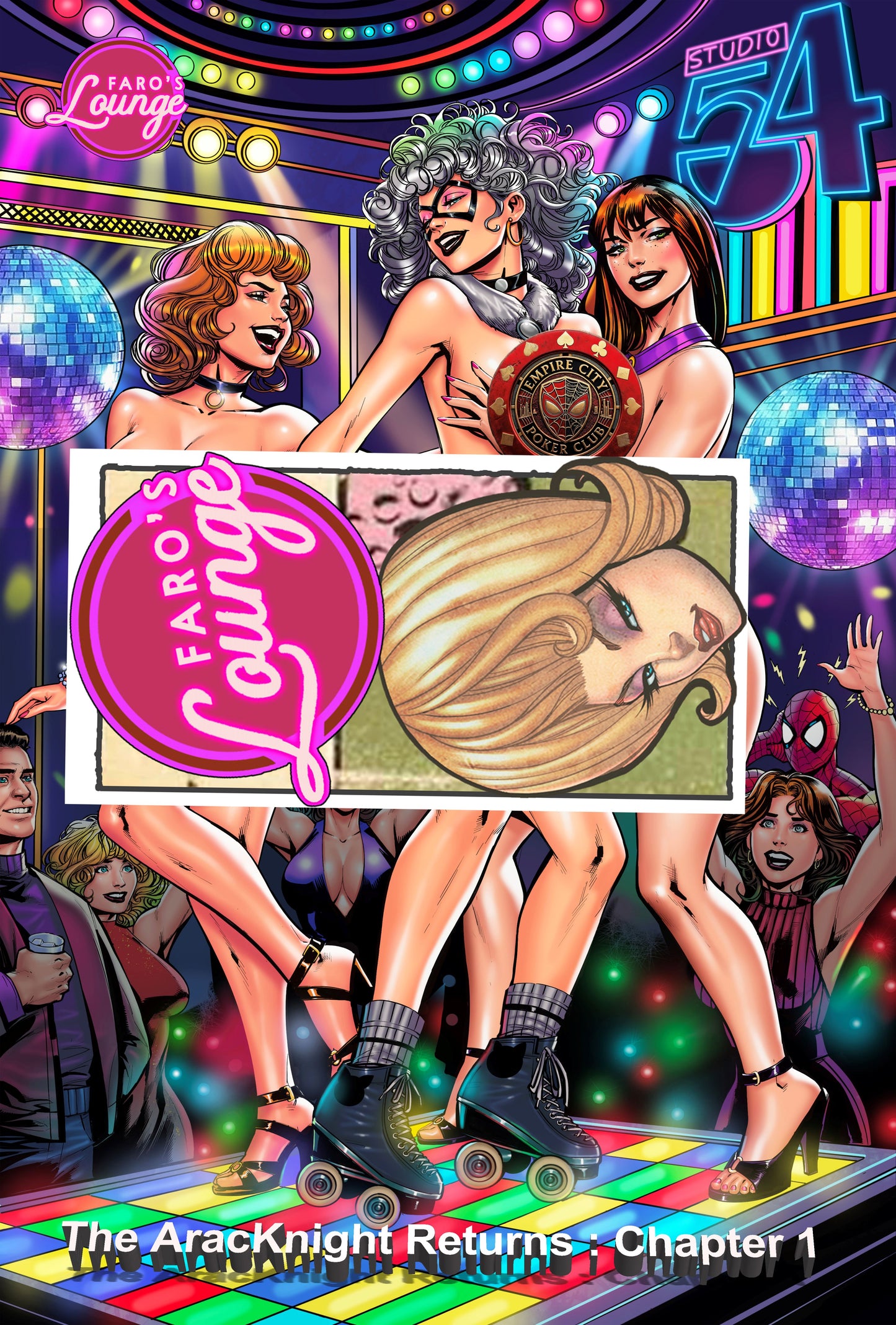 AracKnight Returns Part 1 Writing Textbook – Mary Jane, Liz Allen & Black Cat Disco Queens Mature Variant