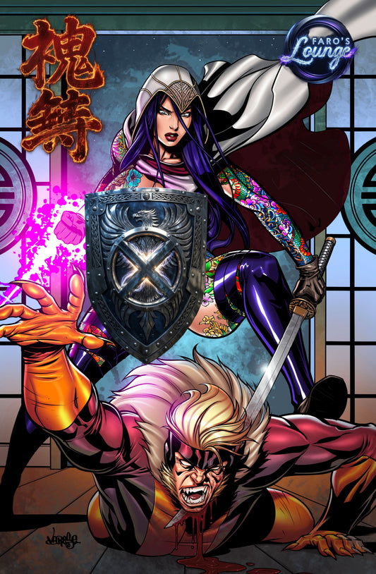 Assassin's Greed – Boots LTD 33 Yakuza Cover | Psylocke & Sabretooth Pink Ink Art