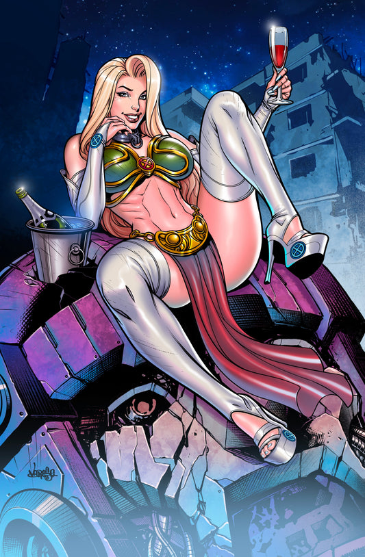 Slave Leia Steel Bikini Spectacular #4 – Emma Frost LTD Cover | Faro's Lounge
