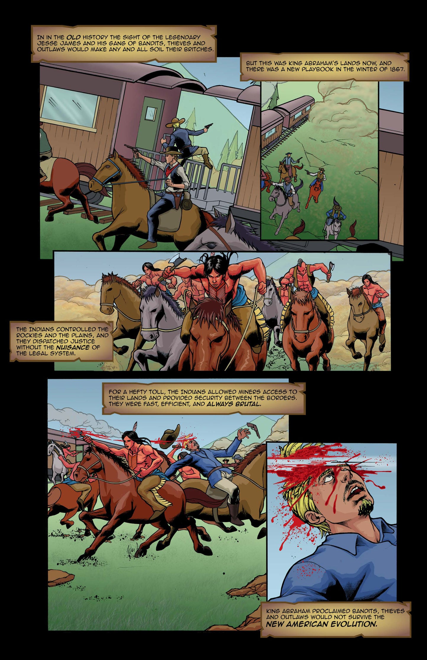 Faro: Book 5 – Ghost Raider Cover | Mature Full-Color Graphic Novel by Jose Varese