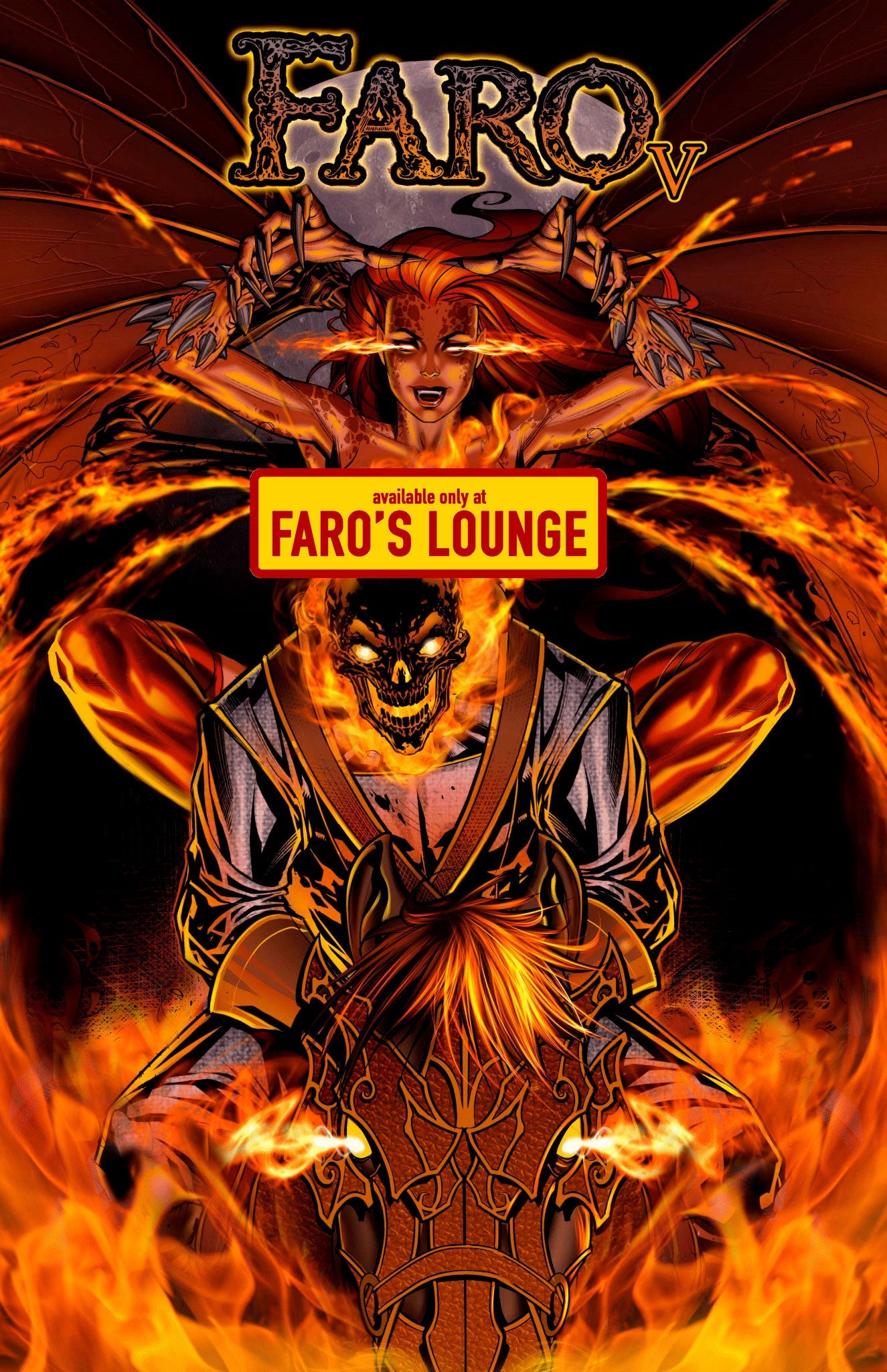 Faro: Book 5 – Ghost Raider Cover | Mature Full-Color Graphic Novel by Jose Varese