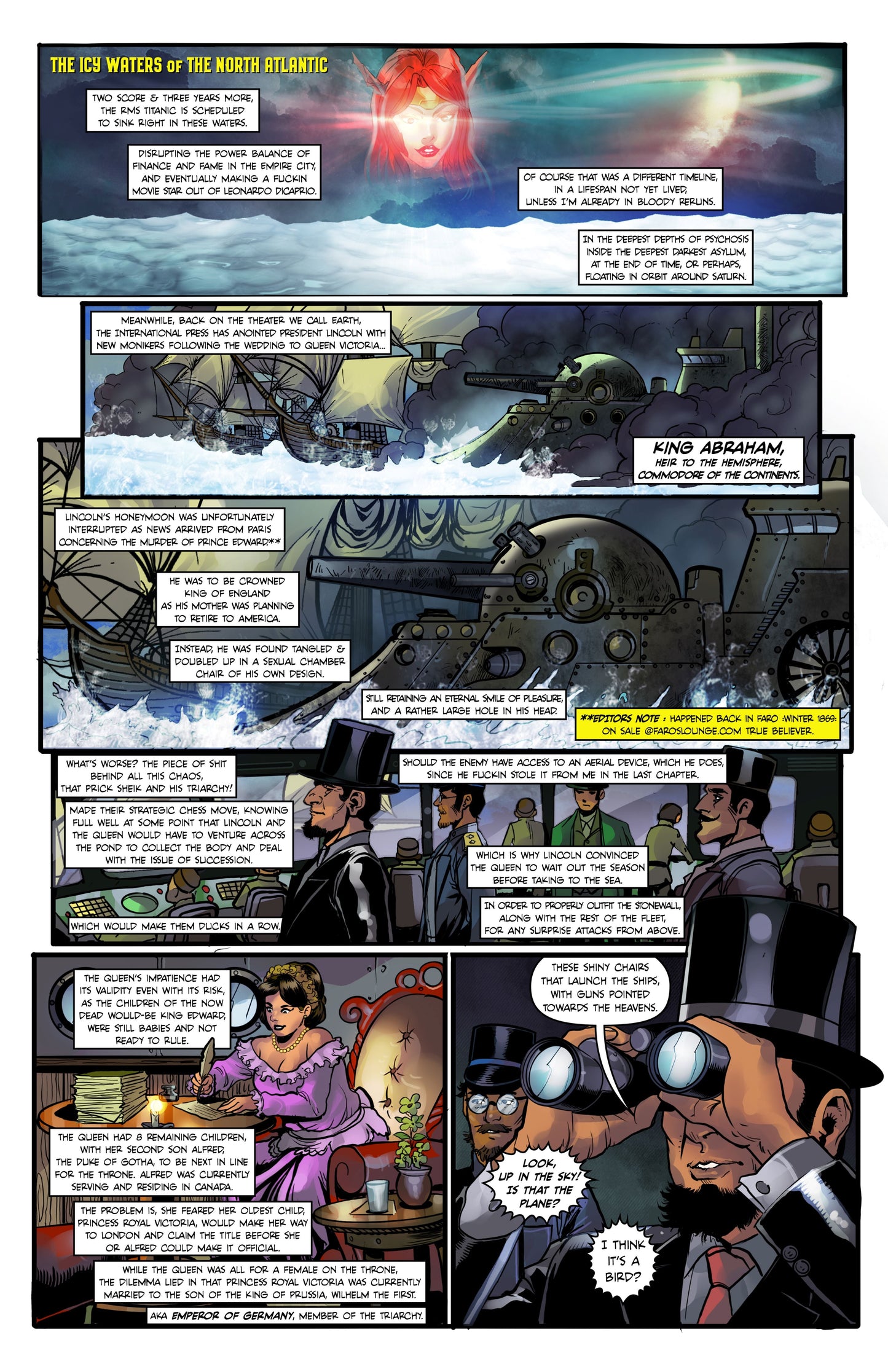 Faro: Spring 1869 – Digital Download | Yakuza Emma Frost & Miss Marigold Mature Alt-History Graphic Novel