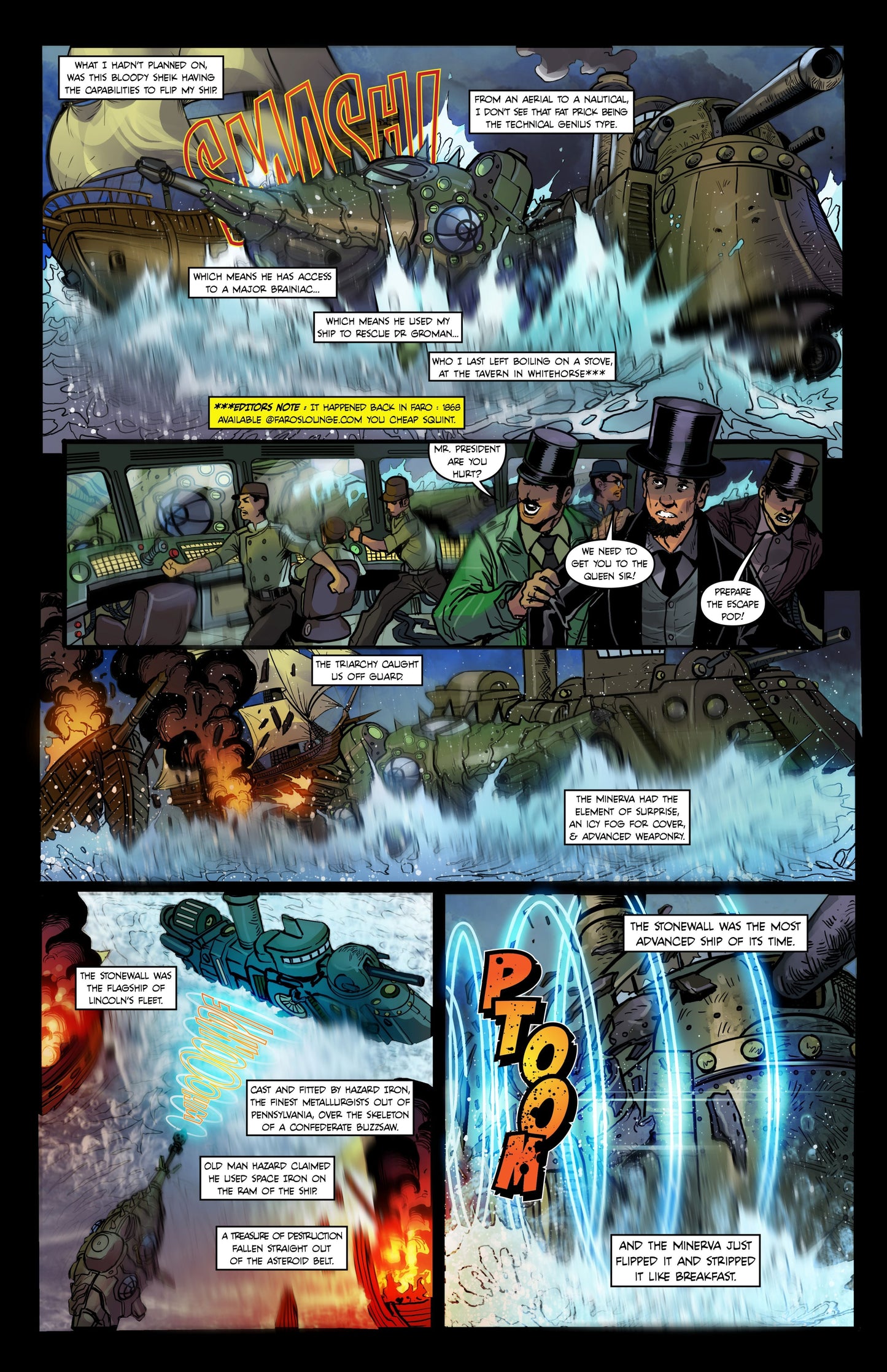 Faro: Spring 1869 – Digital Download | Yakuza Emma Frost & Miss Marigold Mature Alt-History Graphic Novel