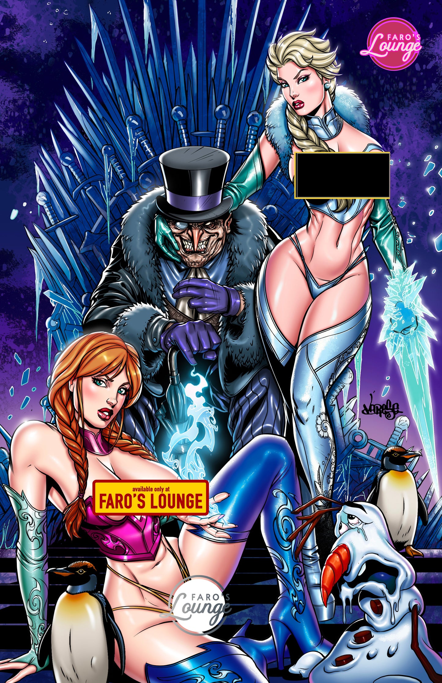 Happy Harley Days Sketchbook – Digital Download | King Penguin & Harley Quinn Disney Game of Thrones Mature Pinup Art
