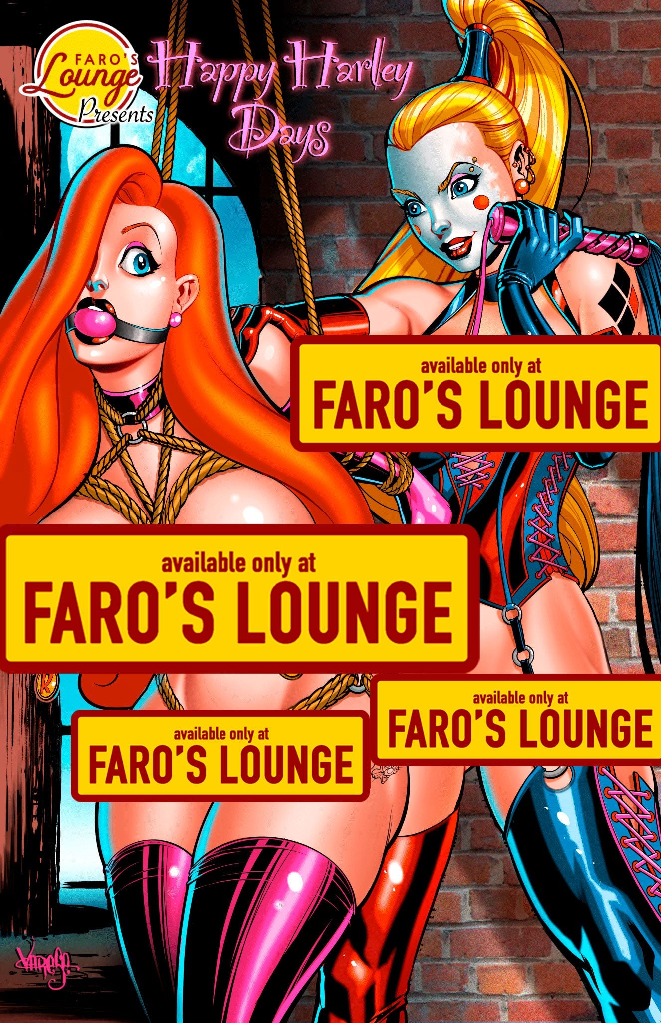 Happy Harley Days #1 – Harley Quinn & Jessica Rabbit | Mature Art Book | Faro's Lounge